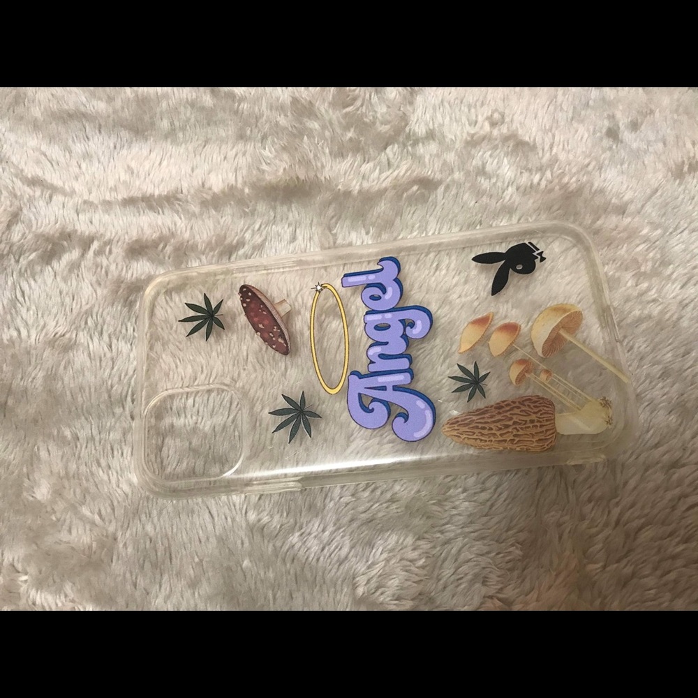 Custom Angel Playboy Mushrooms iPhone 11 case